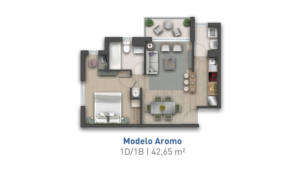 Departamento Aromo Condominio El Carmen Temuco