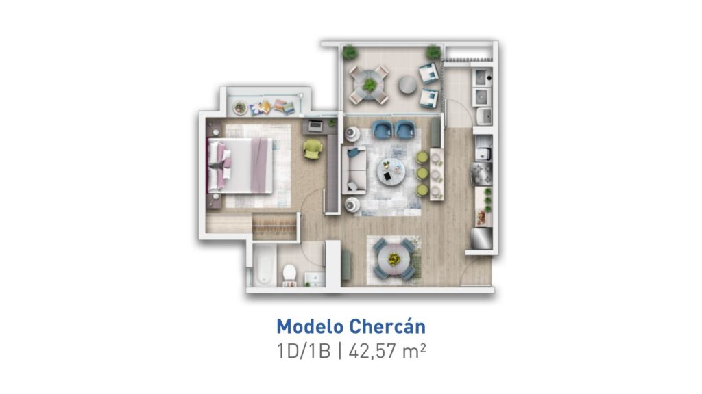 Depto Chercán Condominio Mirador San Pedro I