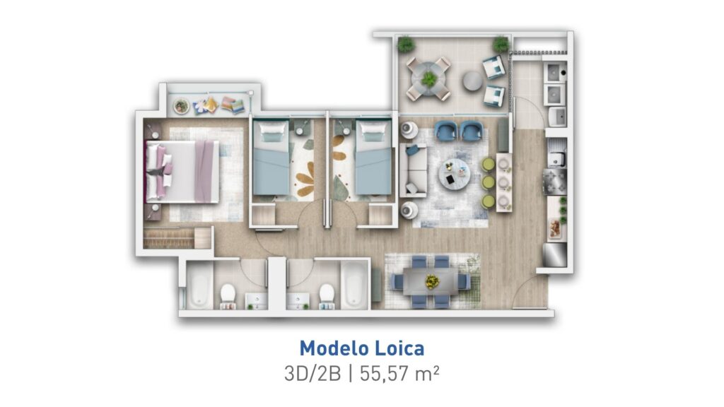 Depto Loica Condominio Mirador San Pedro I